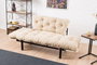 Atelier Del Sofa Nitta - Sofá-Cama de 2 Plazas en Crema